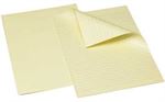 Konceptpapir omslag falset papir A4 gul